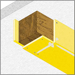 Protezione travi in legno